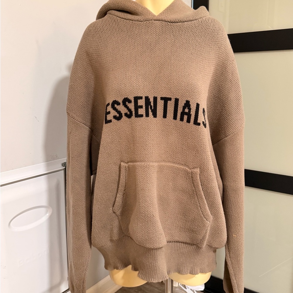 Fear of God Essentials Knit Hoodie Sweater for Men